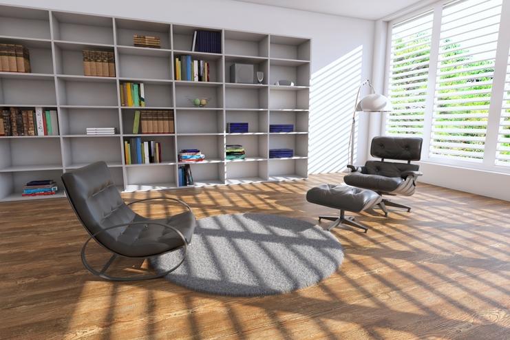 Platz und Stauraum optimal nutzen Großes Wandregal mit vielen offenen Fächern